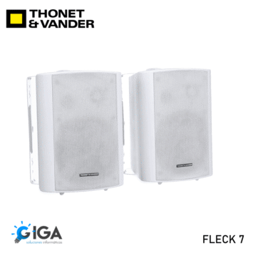 PARLANTES PACK 2 PARA EXTERIORES THONET-VANDER BLUETOOTH FLECK 7 70W