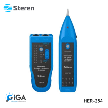 PROBADOR CABLES RED CON GENERADOR DE TONOS STEREN HER-254