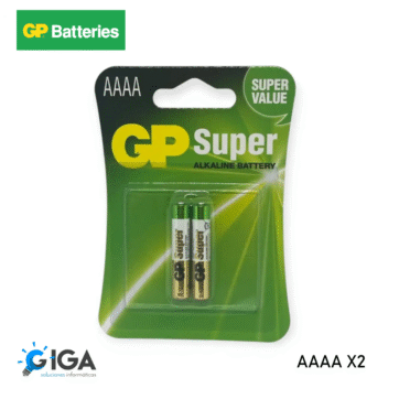 PILAS ALKALINAS GP SUPER AAAA (PACK 2)