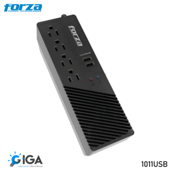 REGULADOR VOLTAJE 1000VA FORZA FVR-1011USB 500W **