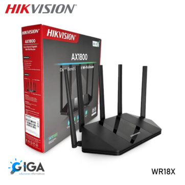 ROUTER HIKVISION WR18X AX1800 WIFI 6