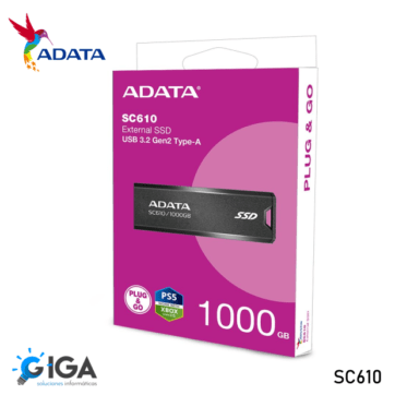 DISCO SOLIDO EXTERNO 1TB ADATA SD610 DURABLE