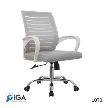 SILLA OFICINA LOTO COLOR GRIS