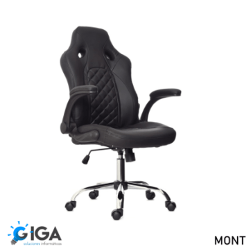 SILLA GAMER MONT NEGRA