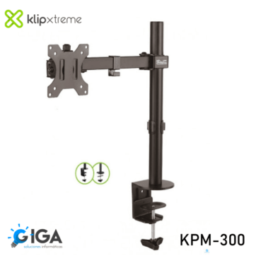 SOPORTE PEDESTAL 1 MONITOR KLIP KPM-300