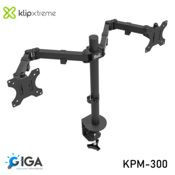 SOPORTE PARA MONITOR DOBLE KLIPXTREME KPM-310