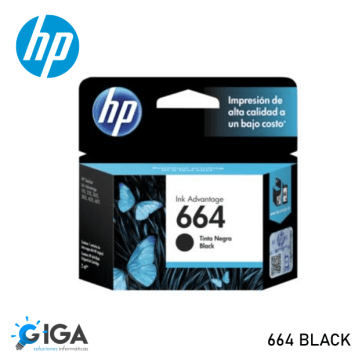 CARTUCHO ORIG HP 664 BLACK **
