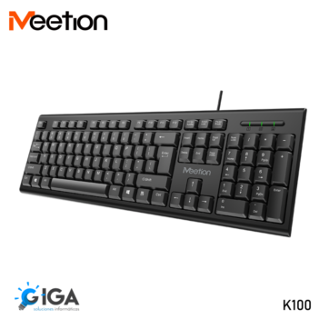 TECLADO MEETION CON CABLE USB K100