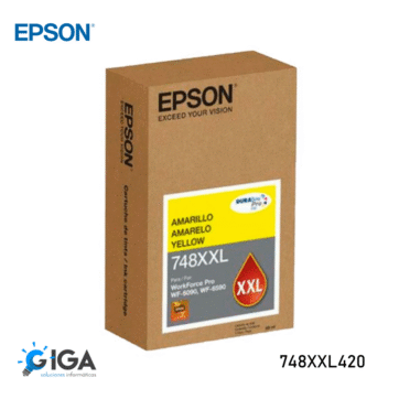 TINTA ORIGINAL EPSON WF 6090/6590 748XXL420-AL YELLOW