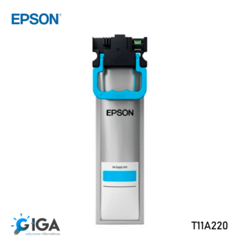 TINTA ORIGINAL EPSON WF C5810/5890 T11A220 CYAN