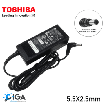 ADAPTADOR LAPTOP TOSHIBA 19V 3.42 AMP 5.5*2.50MM