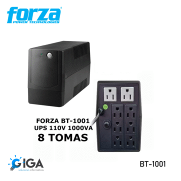 UPS FORZA BT-1001 1000VA 8 TOMAS