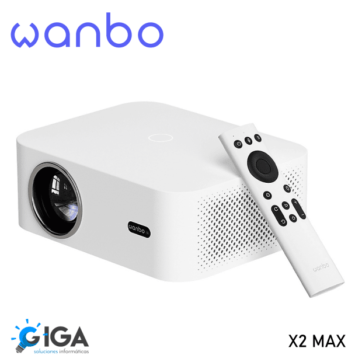 PROYECTOR LED WANBO X2 MAX 450 LUM CONECTIVIDAD HDMI - WIFI