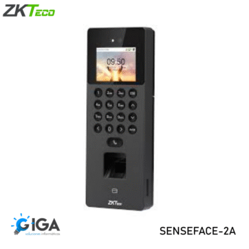RELOJ BIOMETRICO ZKTECO PARA GESTION PERSONAL Y APERTURAS DE PUERTAS ZKSENSEFACE-2A