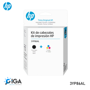 CABEZAL IMPRESION HP KIT NEGRO Y COLOR 3YP86AL