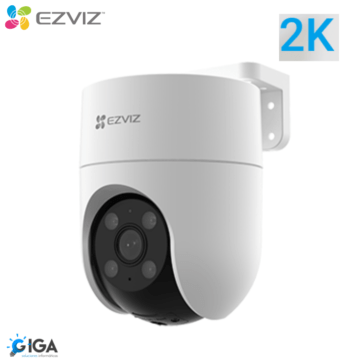 Cámara de seguridad EZVIZ H8C 1080 4MP para exteriores, panorámica con resolución 2K, ideal para vigilancia en exteriores, con montaje en pared y tecnología avanzada de EZVIZ.