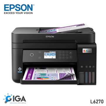 IMPRESORA MULTIFUNCIONAL EPSON ECOTANK L6270 C11CJ61301