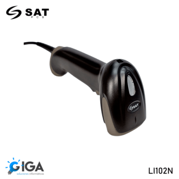 LECTOR CODIGOS BARRA SAT LI102N USB 1D SIN BASE