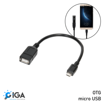 CABLE OTG PARA CELULAR MICRO USB