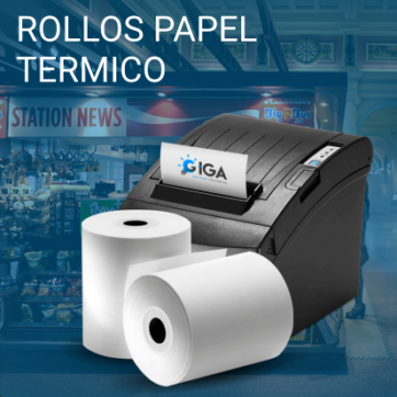 PAPEL TERMICO ROLLO 55GR 79MM X 80 METROS X 100 ROLLOS