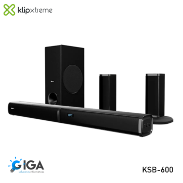 PARLANTE BARRA SONIDO KLIPXTREME CON SUBWOOFER 300W KSB-600 BOOMBAR AIR ULTRA