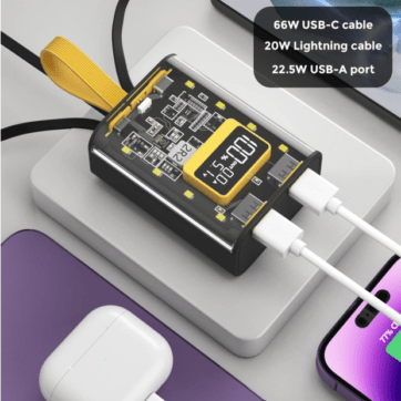 POWER BANK 10.000 mAh CON LINTERNA