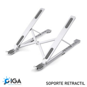 BASE RETRACTIL DE ALUMINIO PARA LAPTOP
