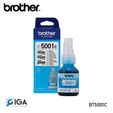 TINTA ORIGINAL BROTHER CYAN BT5001C