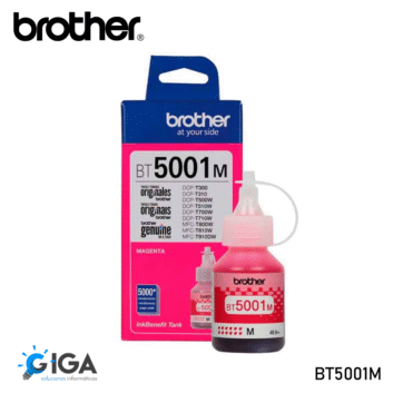 TINTA ORIGINAL BROTHER MAGENTA BT5001