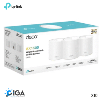 SISTEMA WiFi TP-LINK DECO WIFI 6 AX1500 X10 3 PACK