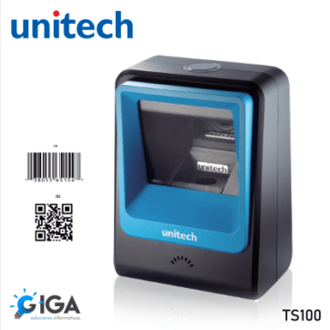 LECTOR CODIGOS BARRA UNITECH TS100 1D/2D BASE